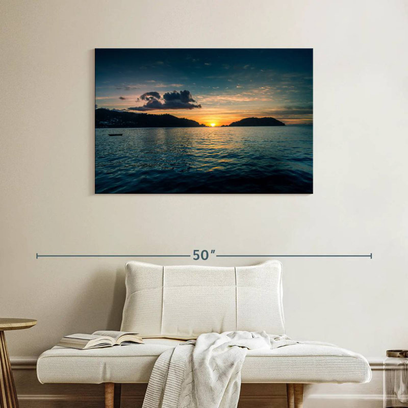Coucher de soleil Gillard Cumberland Bay, H 26 po x l 39 po