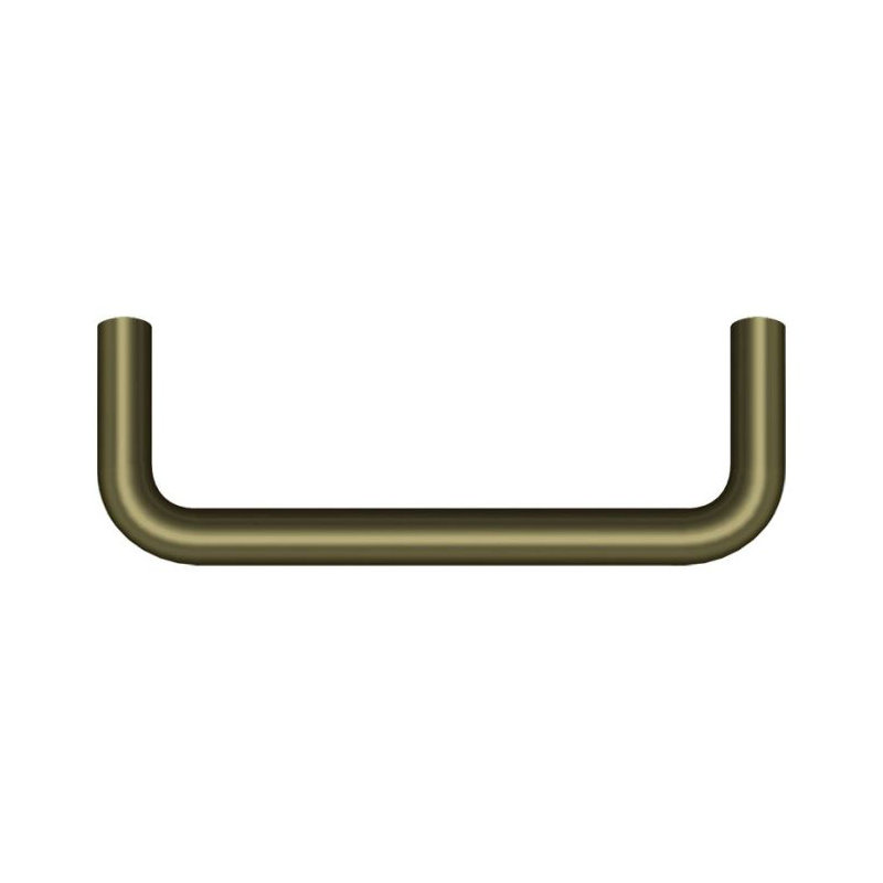 Poignée Deltana 3 1/2 po; finition laiton antique, 3 1/2", Laiton antique