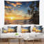 Tapisserie pour îlot tropical avec palmiers seascape paradise tropical-28506232