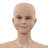 vidaXL Full Body Child Mannequin with Glass Base Beige 55.1"