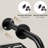 Closet Organizers and Storage, 3-Row Heavy Duty Garment Rack Clothes Rack for Hanging Clothes, Wall Mounted Closet System with 4 Telescopic Rods, 4 Hooks, 6 Shelves for Wardrobe, Bedroom, Small Space-747791713
