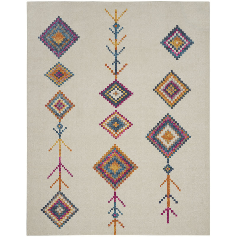 Moroccan Indoor Rug, Rectangle 8' x 10'