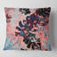 Carré, patchwork floral tropical II - Coussin décoratif imprimé tropical-60158978