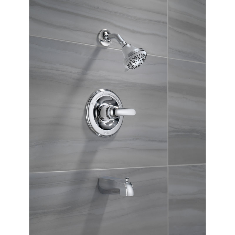 Robinet de baignoire et douche à pression équilibrée avec valve brute et moniteur