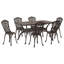 6 - Person Patio Dining Set Rectangular Table-715209019