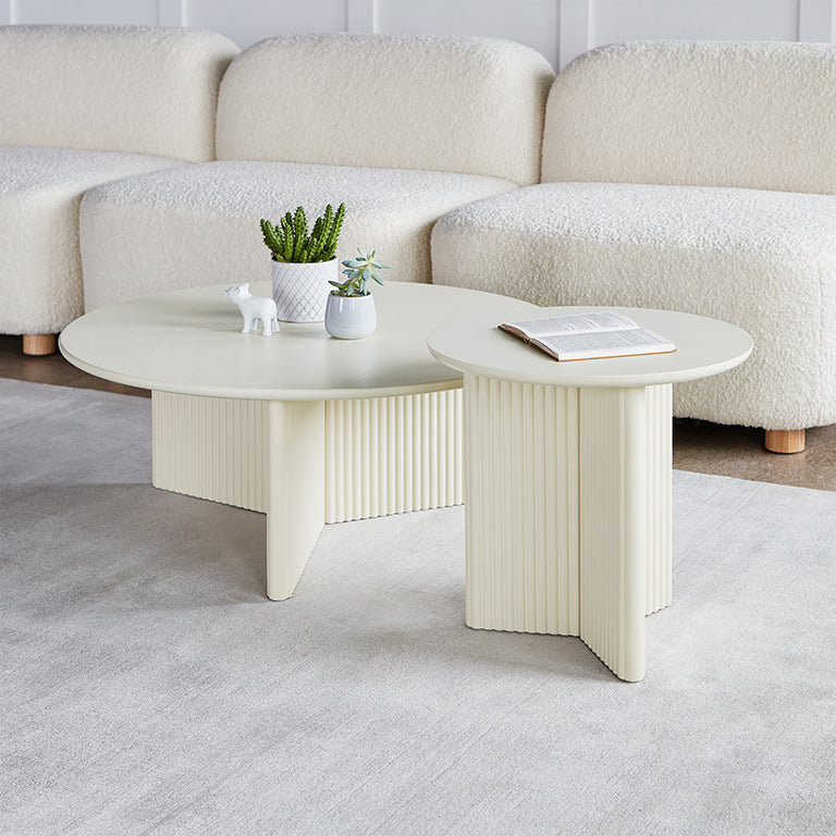 Odeon Coffee Table, Pearl