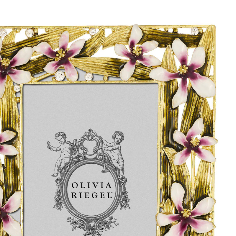 Orchid Delight Metal Picture Frame, 5" W x 7" H
