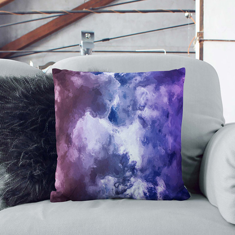 Square Throw Cushion, 40cm H x 40cm W x 15cm D