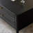Retro rectangular solid wood coffee table