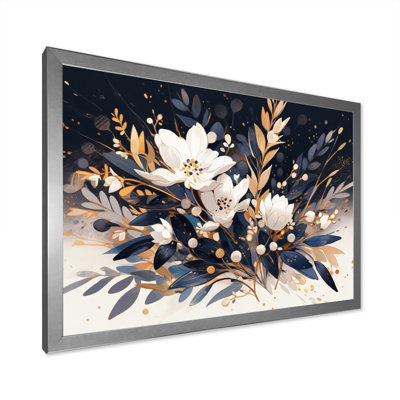 " Blue White Wildflower Meadow "
