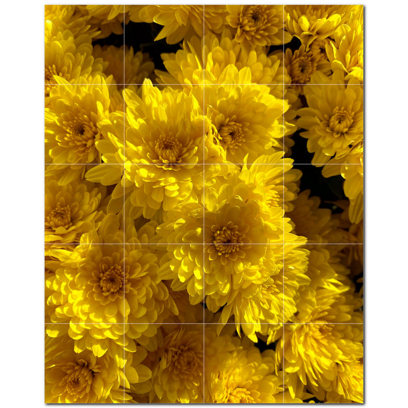 Fleurs photo 4,25 x 4,25