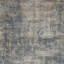Tapis bleu et beige abstrait 5 pi x 7 pi tissé à la machine