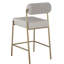 Tabouret de comptoir Carly Boucle-499124883