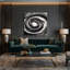Art animalier sur toile, faune noire-1030257535