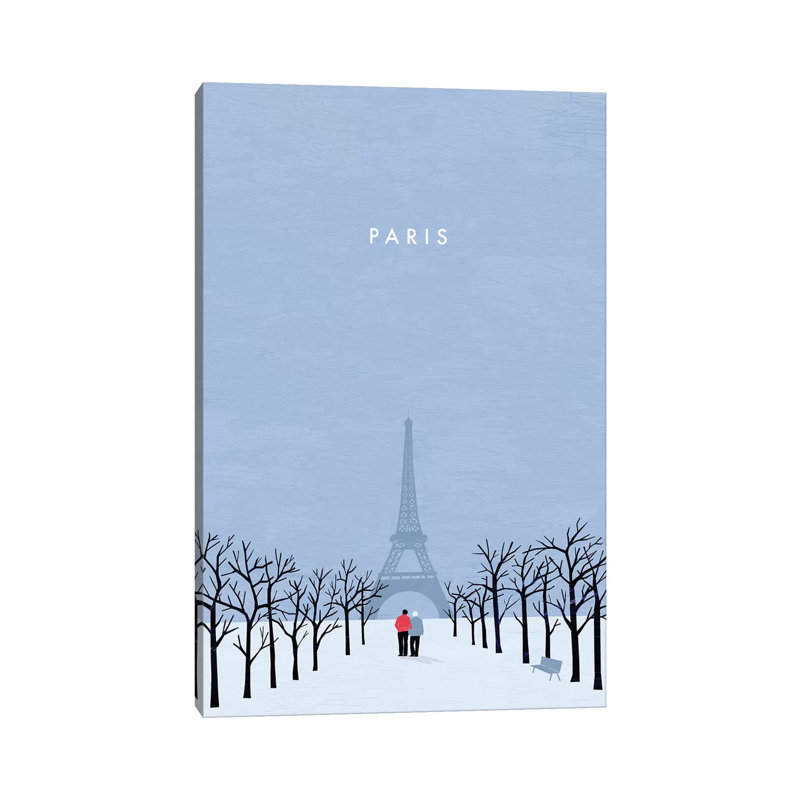 Paris by Katinka Reinke - Wrapped Canvas Print, 20.32 cm H x 30.48 cm W