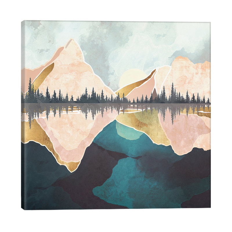 Summer Reflection by SpaceFrog Designs - No Frame Giclee Art Print on Canvas, 66.04 cm H x 66.04 cm W x 1.91 cm D