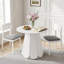 Table de salle à manger ronde 31,5 pouces avec base Petals-1672689060