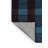 Machine Washable Checkered Black Area Rug