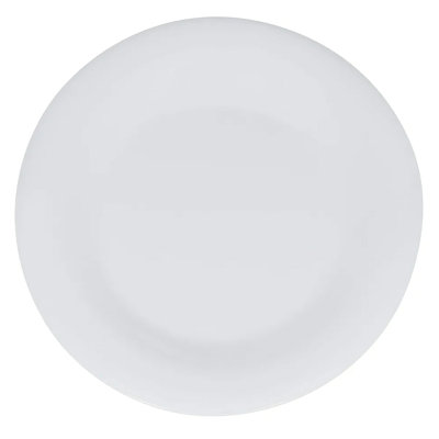  Assiette plate en mélamine 12 po, ensemble de 4