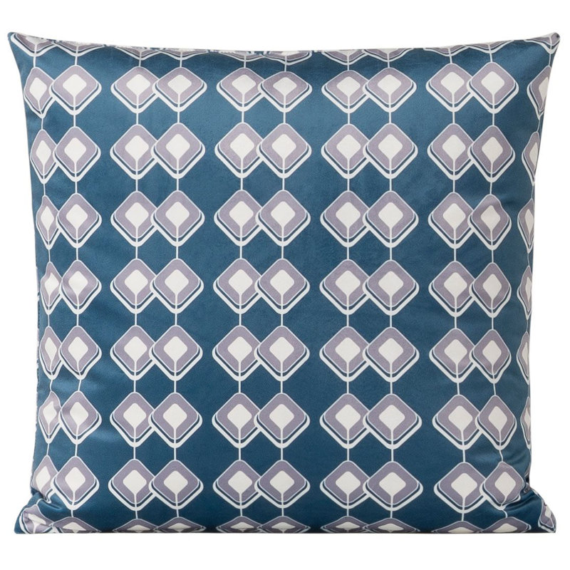 Etten Geometric Polyester Throw Pillow, 16" x 16"