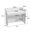 Saaid Rectangle Manufactured Wood Reception Desk