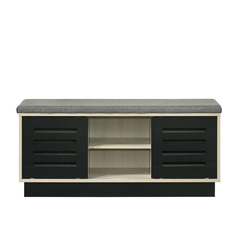 Armoire à chaussures avec portes coulissantes en chêne l 38,5 po Brett