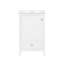 Meuble-lavabo de 20 po avec lavabo, armoire de salle de bain avec porte à fermeture douce, support de rangement et tiroir, meuble-lavabo-691479706