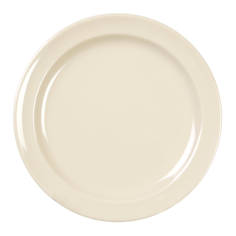Nustone Melamine Round 7.25" Appetizer Plate, Tan