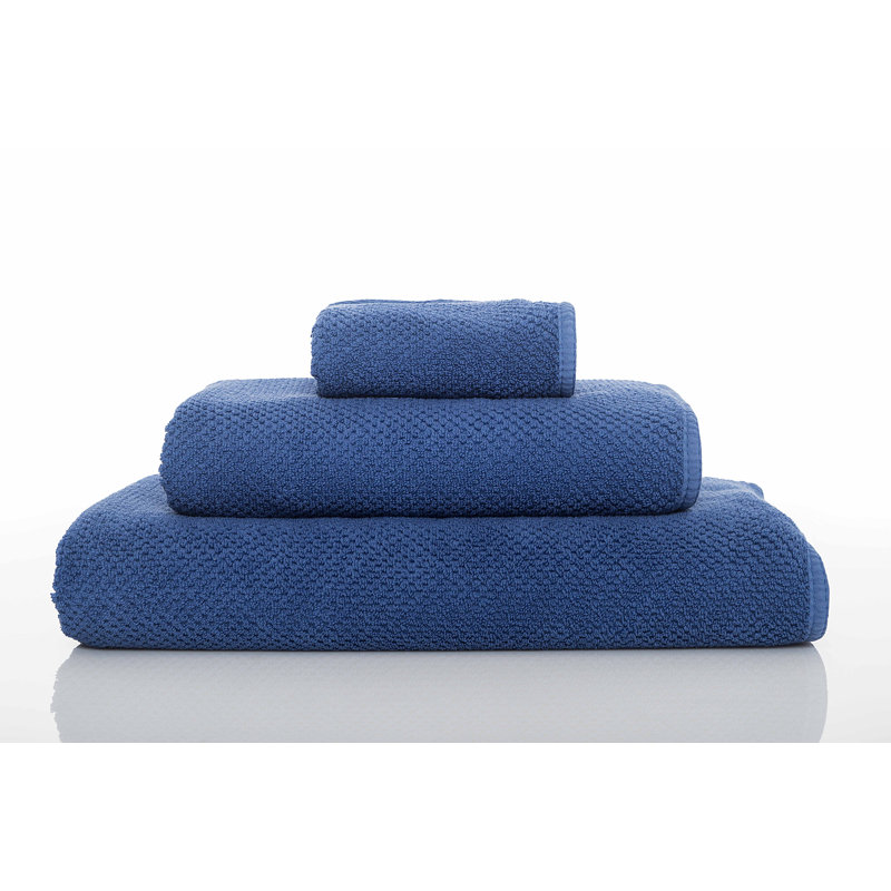 Bee Waffle Bath Towel, Pearl, Washcloth 1-Pack