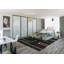 Armoire coulissante 4 panneaux en verre givré - Structure en aluminium avec technologie Silent Glide-92149742-92149743