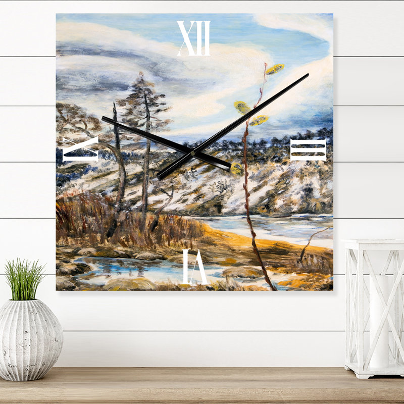 Metal Wall Clock, Large