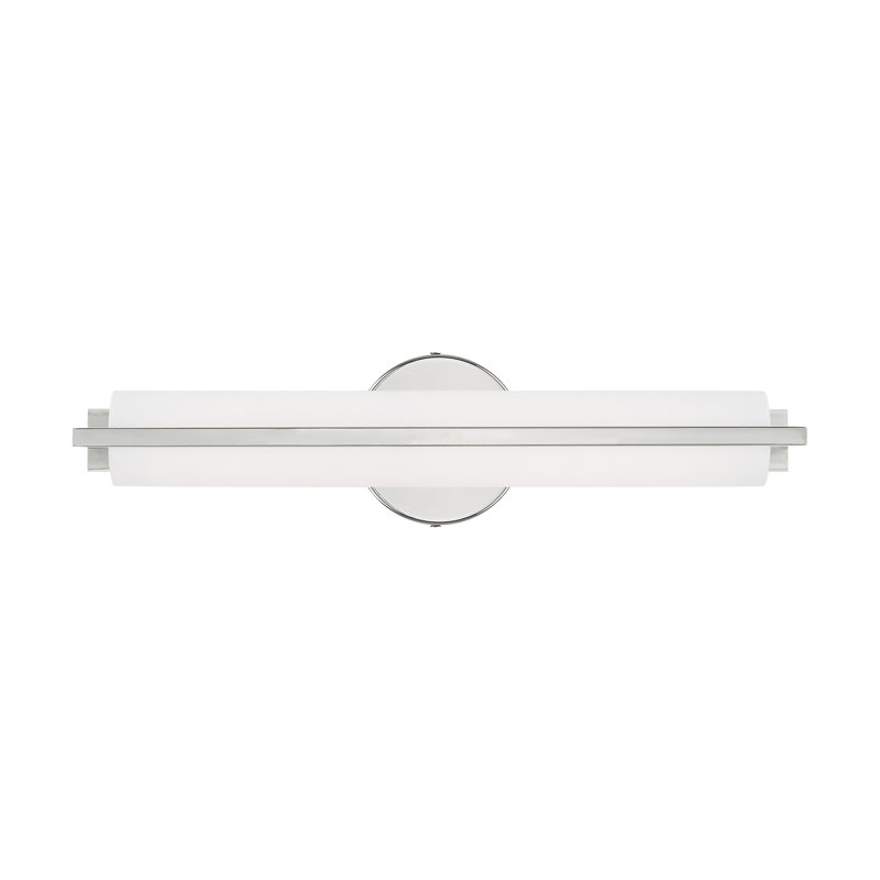 Bikram Dimmable LED Bath Bar, Polished Chrome