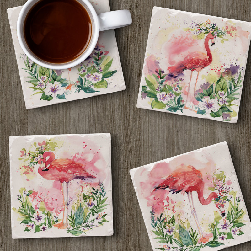 Paquet de 4 sous-verres Summer