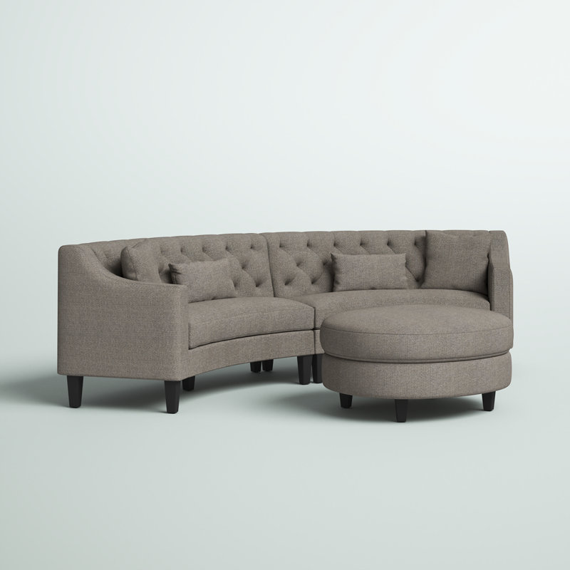 Canapé modulaire avec repose-pieds Stamant