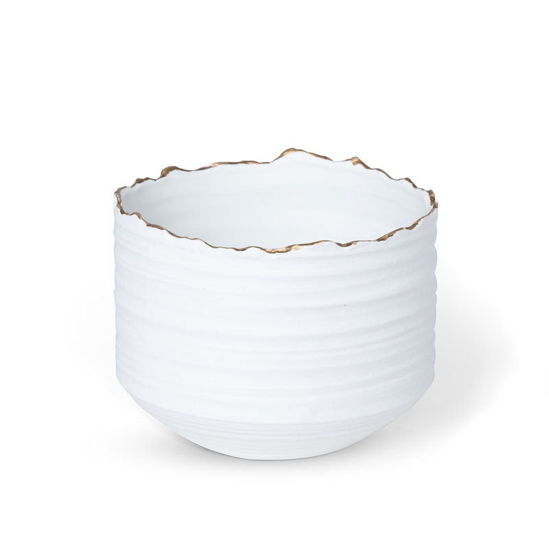 Ceramic Planter, 6" H x 7.75" W x 7.75" D