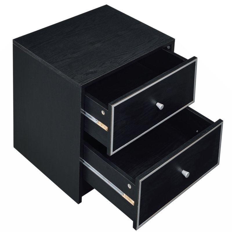 Table de chevet 2 tiroirs Solok
