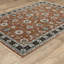 Tapis oriental rouille / gris à bordure Edgette-1960953981
