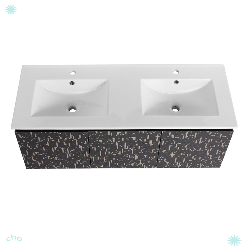 Medin 48'' Floating Wall-Mounted Bathroom Vanity