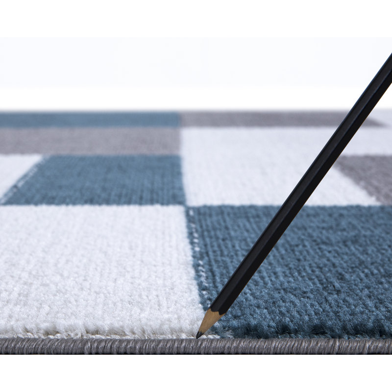 Tapis gris Demetri, Rectangle 6 pi 7 po x 9 pi 3 po
