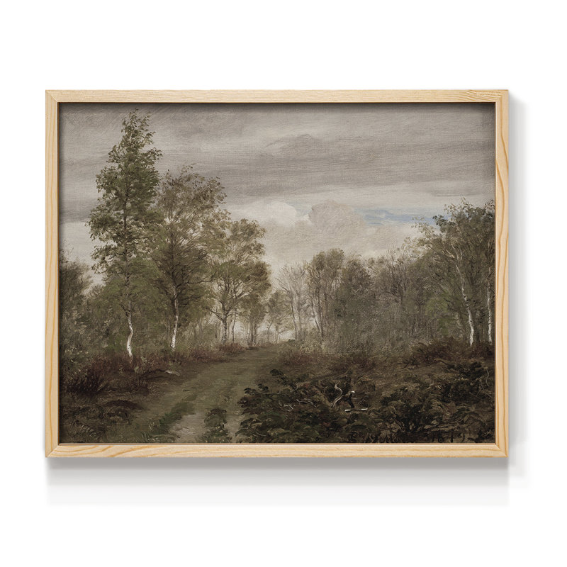 Paysages rétro - CCLX - reproduction encadrée - reconstituable, H 8 po x l 10 po, Naturel