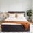 Compression Packed All-in-one Plush Upholstered Platform Bed With Built-in Foam Mattress, Queen-1787057704-1787057717