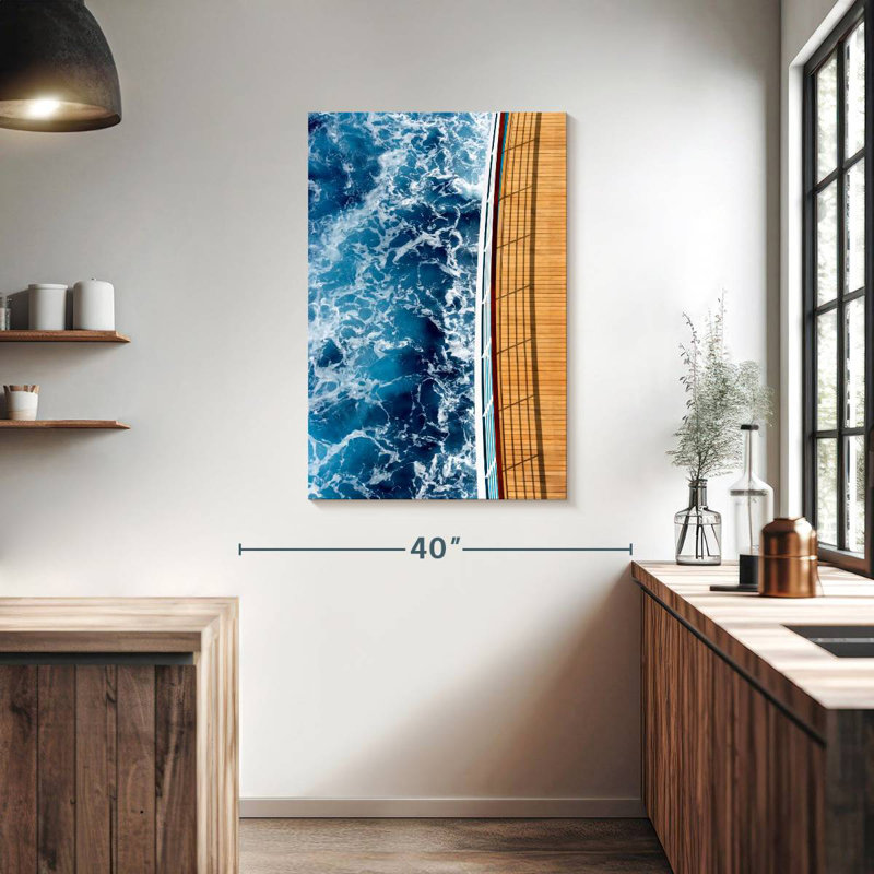 Mehar Cruise Ship In The Ocean, 39" H x 26" W