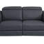 Global United Leather Loveseat With Power Recliner-1369096035