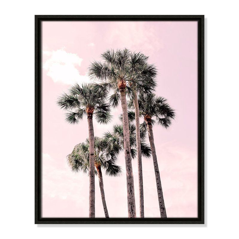 «Pink Tropics» par Natalie Carpentieri, Espresso, H 21,5 po x l 17,5 po x P 2 po