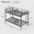  Metal Bunk Bed with Double Ladder & Guardrail