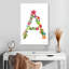 Lettre de l'alphabet floral Keiri I-108380926