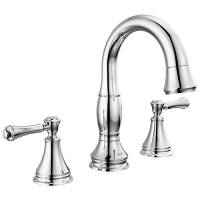 Cassidy 3-Hole Widespread Pull Out Sprayer Bathroom Faucet, 2-Handle Bathroom Sink Faucet