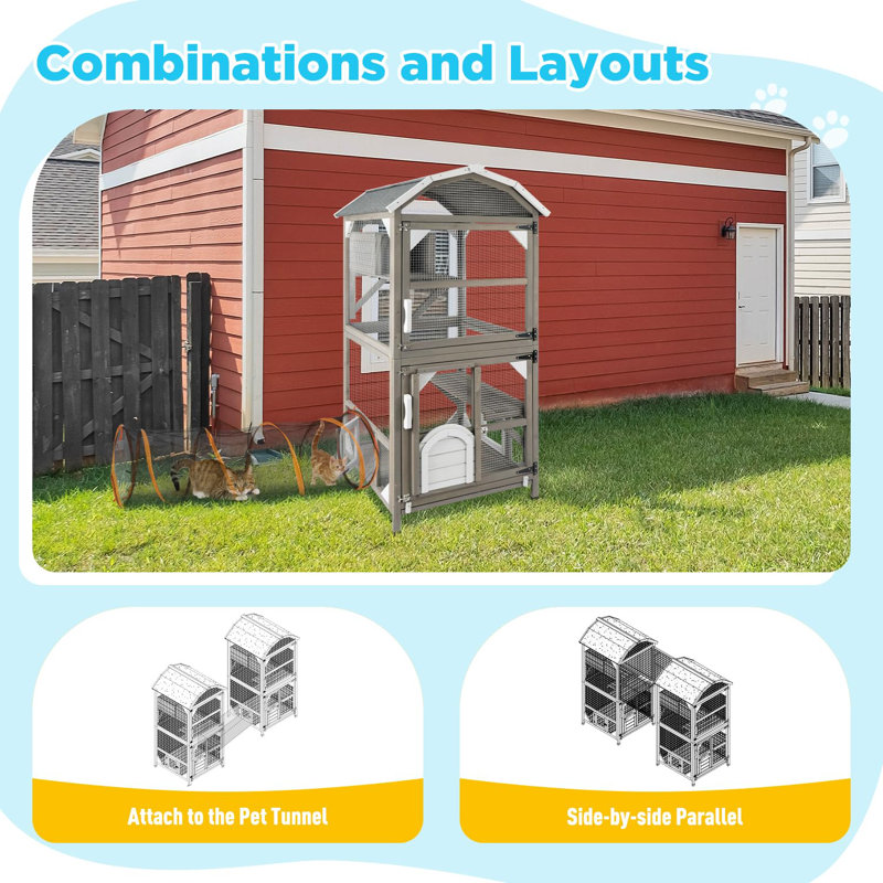 71"Large Cat House
