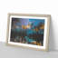 Palm Tree Reflection in the Maldives in Abstract - Picture Frame Graphic Art Print-55737302-55737295