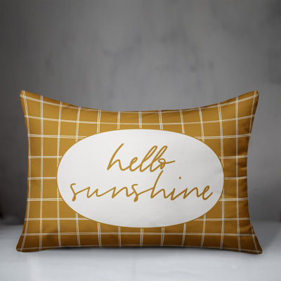 Plaid Outdoor Reversible Throw Pillow